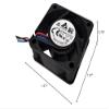 EFB0412VHD Fan for 12V 12V 4020 4CM 3 Wire Cooling Fan view 4