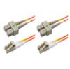 SpeedyFiberTX - 2-Pack 25 Meter Multimode OM1 Duplex SC to LC Fiber Patch Cable, Corning OM1 62.5/125 Optical Fiber, Orange Riser OFNR Cable Jacket view 1
