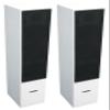 Rockville RockTower 68W White Tower Speakers Passive 8 Ohm, 2-Pack view 1