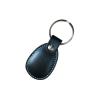 hecere Genuine Leather RFID Key Fob Tag IC ISO14443A UID Changeable Sector0 Block0 Rewritable for Access Control 1pcs/lot (black IC Keychain, Oval) view 2
