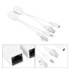 Leapiture 10 Pair POE Ethernet Cable Adapter, RJ45, DC 12V, 16.5 CM view 2