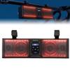 KEMIMOTO UTV Sound Bar 16 Inch ATV SoundBar Golf Cart Sound Bar SXS Speakers Bluetooth-Compatible with Multicolor LED Lighting Compatible with Polaris RZR Can-Am Defender Maverick X3 CFMOTO ZFORCE view 1
