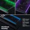 KEMIMOTO UTV Sound Bar 16 Inch ATV SoundBar Golf Cart Sound Bar SXS Speakers Bluetooth-Compatible with Multicolor LED Lighting Compatible with Polaris RZR Can-Am Defender Maverick X3 CFMOTO ZFORCE view 2