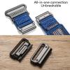 Hemsut H Nylon Sports Watch Band, 22mm Military Strap, Compatible with Garmin Fenix 8 47mm, 7, 7 Pro, 5, 5 Plus, 6, 6 Pro, Forerunner 945, 935, Instinct, MARQ Series, Approach S60, S62, D2 Delta view 2