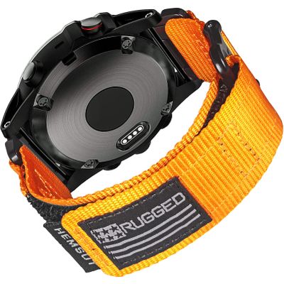Nylon Sports Watch Band, 22mm Military Strap Compatible with Garmin Fenix 8 47mm /7/7 Pro/6/6 Pro/5/5 Plus/E 47mm, MARQ Athlete/Golfer/Driver/Captain/Adventurer/Commander, Instinct 2/Crossover/Tacical/Esports/Tide, D2 Delta S/Descent G1, Approach S60