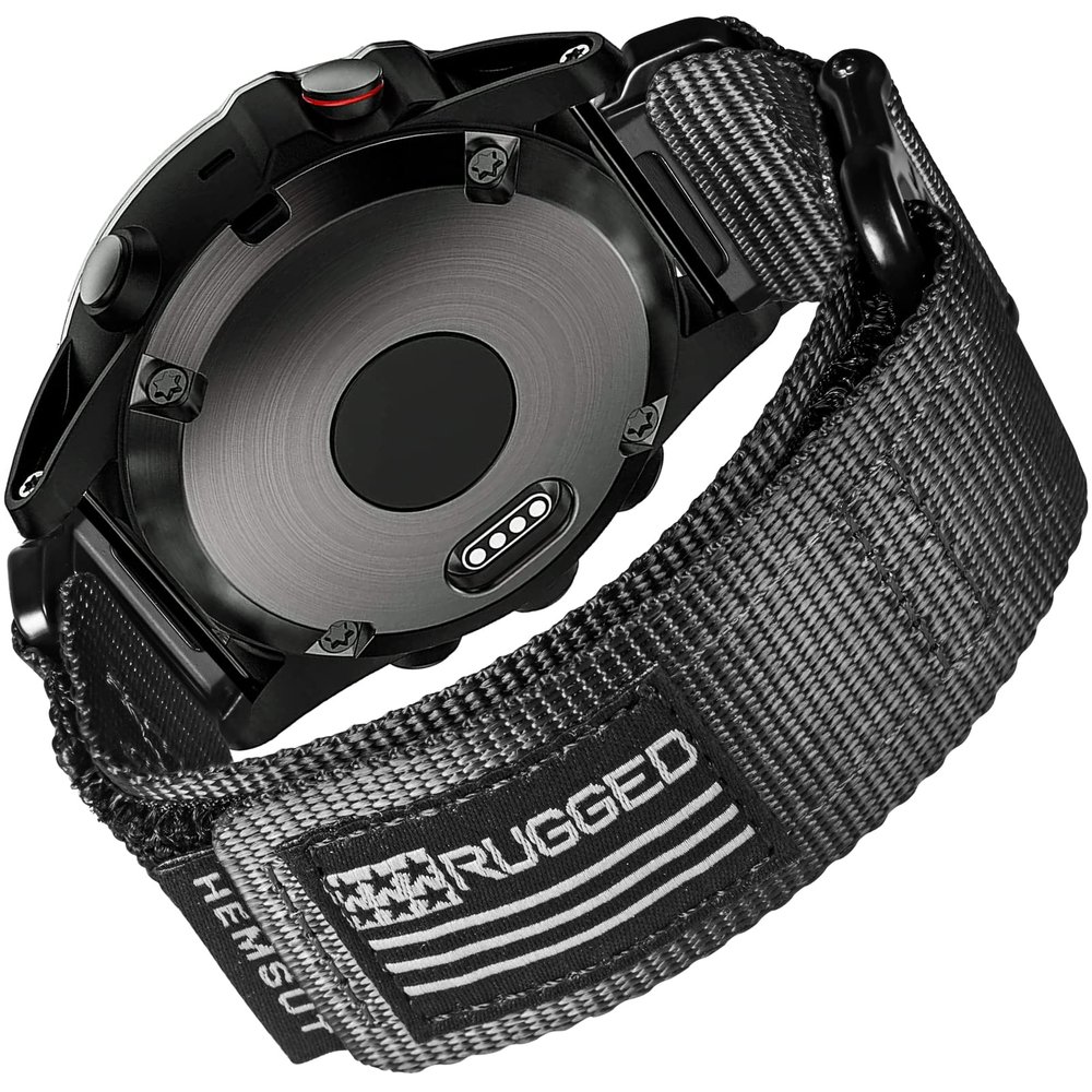 hemsut h 20mm Watch Bands Compatible with Fenix 8 43mm/D2 Delta S/5S/5S Plus/7S Pro/6S Pro/5S Plus/6S Solar/Instinct 2S/2S Solar/Descent Mk1S/Mk2S/D2 Delta S/Approach S70-42 MM