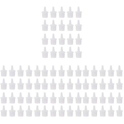 FOMIYES 200pcs Lash Glue Bottle Tips Fine Tip for Eyelash Extension Professional Beauty Salon Tool