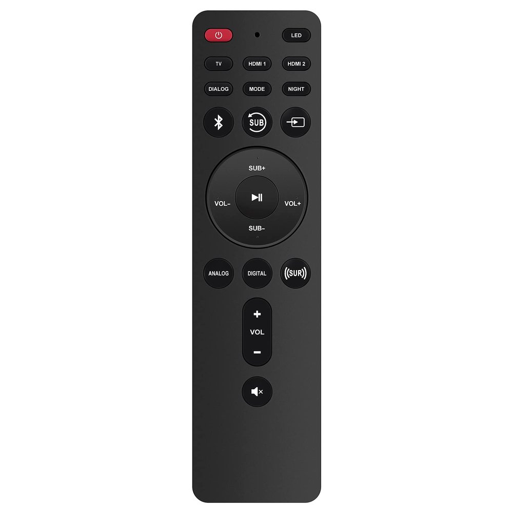 Replace Remote Control Compatible with Klipsch Cinema 700 Cinema 800 Cinema 1200 Soundbar Surround Sound System