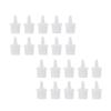 FOMIYES 200pcs Eyelash Grafting Bottle Plugs Glue Bottle Tips Plastic Lash Extension Glue Applicator Tips view 4