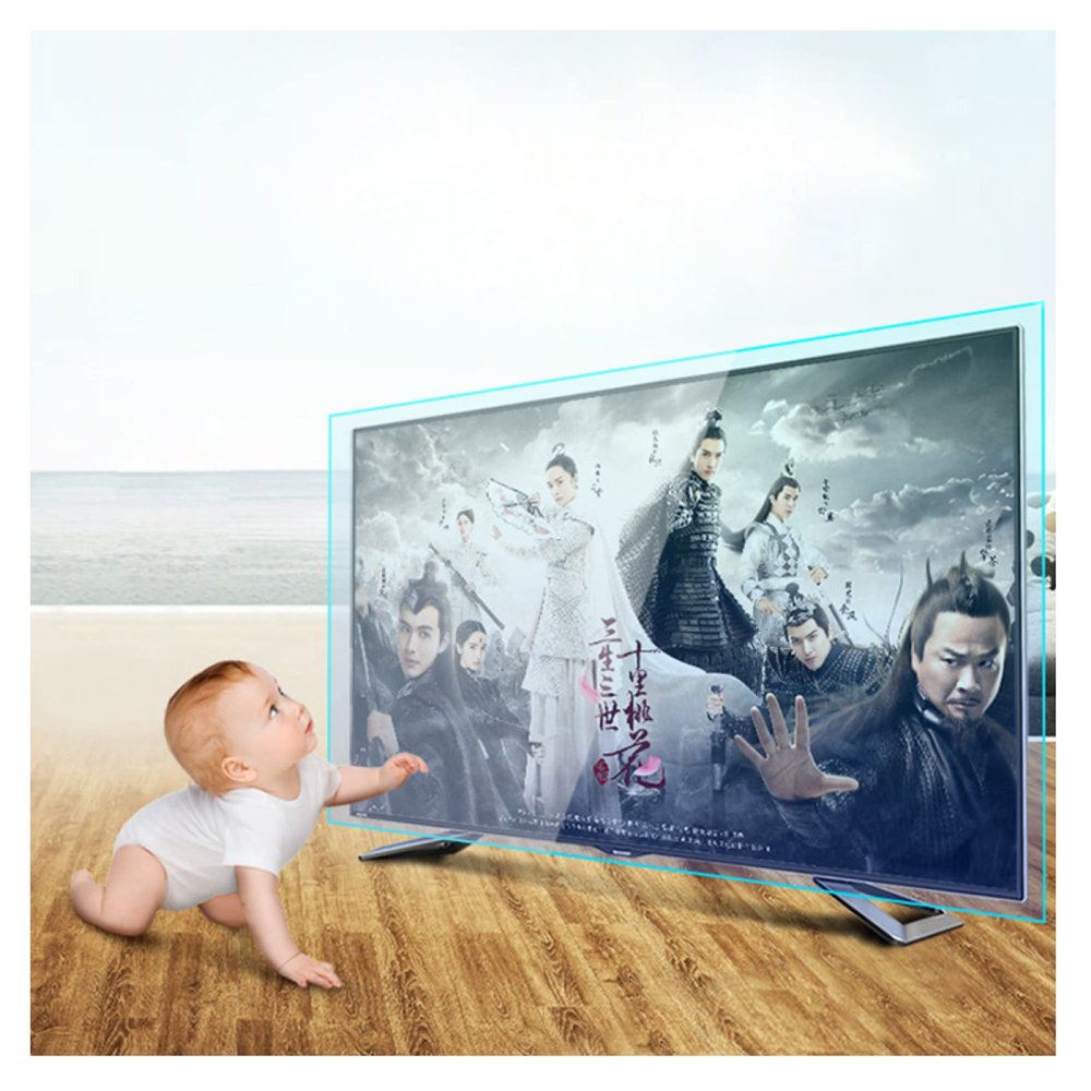 32-75 Inch TV Screen Protector, Frosted Anti-Glare/Anti Blue Light/Anti Scratch Film Shield UV for LCD, LED, 4K OLED & QLED HDTV Displays and Curved Screen/A / 70 Inches 1561x900 mm