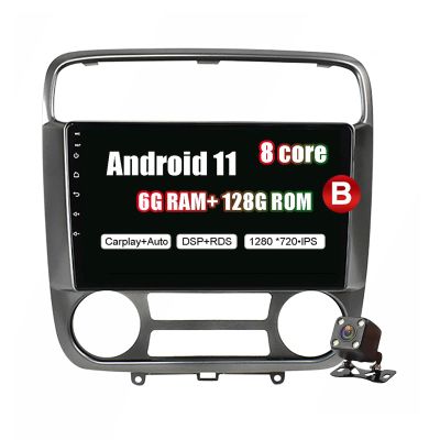 2 Din Car Stereo GPS Navi 9 inch Head Unit Built-in Wired CarPlay Bluetooth FM RDS Radio for Honda Stream 2000-2006 Suppot SWC WiFi/BT Tethering Internet