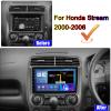 2 Din Car Stereo GPS Navi 9 inch Head Unit Built-in Wired CarPlay Bluetooth FM RDS Radio for Honda Stream 2000-2006 Suppot SWC WiFi/BT Tethering Internet view 2