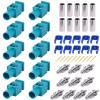 Vehicle Car GPS Antenna Adapter GPS Antenna Fakra Adapter Long Fakra Z Male Crimp Connector Universal Waterblue Coding Crimp for RG316 RG174 LMR100 Pack of 10 view 1