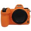 CLKSUMFE Shell for Nikon Z6II Z7II, Camera Soft Silicone Protective Cover Case for Nikon Z6II Z7II-Orange view 1