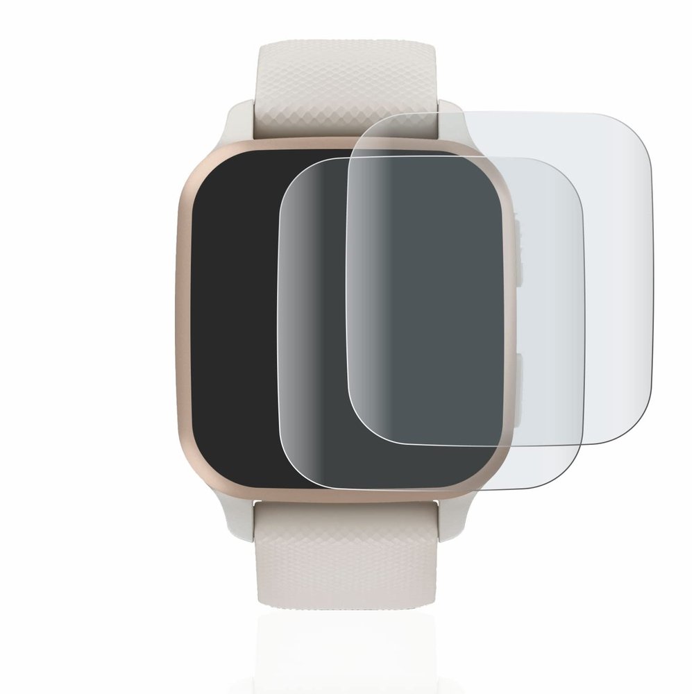 brotect 3D Curved Screen Protector Matte Compatible with Garmin Venu Sq 2 Music (2 Pack) - Full Screen Coverage
