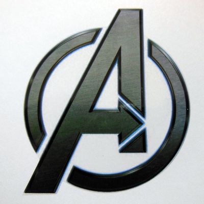 VATH Sticker Compatible with Marvel Comics Avengers Logo 45 x 50mm [801]