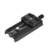 Andoer QRC-01 Quick Release Plate QR Plate Aluminium Alloy with 1/4 Inch and 3/8 Inch Screws Compatible with Manfrotto 501HDV / 701HDV / 503HDV / 577/519/561 / Q5 view 4