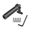 Andoer Universal Camera Cage Top Handle Grip with 1/4 Inch 3/8 Inch Threaded Screw Holes Cold Shoe Mounts for Photography Lamp Microphone view 1