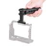 Andoer Universal Camera Cage Top Handle Grip with 1/4 Inch 3/8 Inch Threaded Screw Holes Cold Shoe Mounts for Photography Lamp Microphone view 3