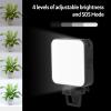 Andoer Andoer W36 Mini LED Video Light Portable Photography Light with 5600K Color Temperature Adjustable Brightness 3 Cold Shoe Mount for Live Stream Video Shooting Video Conference view 2