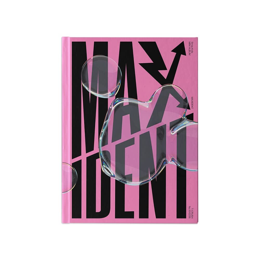 DREAMUS Stray Kids - MAXIDENT Standard Edition (T-Crush ver.) (JYPK1467) [CD Album, Pink, 6.46 x 8.86 x 0.98 inches]