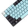 130 Key Mizu Cherry Profile Five Side Dye Sub Keycaps PBT Key caps for TKL 61 64 68 75 87 96 104 108 Keychron MX Keyboard view 1