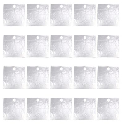ZJchao Beard Cutting Cloth, 20pcs Disposable Beard Apron Liners Trimming Degradable Sink Collect Beard Catcher Grooming Cape Stubble Beard Hair Catcher for Man Father Husband Boyfriend