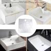 ZJchao Beard Cutting Cloth, 20pcs Disposable Beard Apron Liners Trimming Degradable Sink Collect Beard Catcher Grooming Cape Stubble Beard Hair Catcher for Man Father Husband Boyfriend view 3