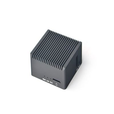 Friendly NanoPi R2S Oficial Metal Shell OpenWrt System RK3328 Mini Router Dual gigabit Port 1GB of Large Memory (R2S Mental Case Kit)