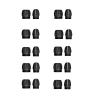 10sets Volume Knob and Channel Selector Knob Cap for HT750 HT1250 HT1550 CP185 CP200 CP200D CP200XLS CP150 CP040 PR400 PRO5150 Handheld Two Way Radio view 1