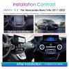 ZWNAV Android 10 Car Stereo for Mercedes Benz Vito 2017-2022, with Wireless Charger, 12.3 inch IPS Touch Screen, Car GPS Navigation Head Unit, Bluetooth view 2