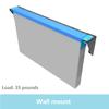 QiaoYoubang 1U Vertical Wall Mount Rack - Foldable Patch Panel Bracket for 19 inches Networking Equipments Including Hardware view 2