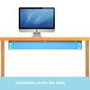 QiaoYoubang 1U Vertical Wall Mount Rack - Foldable Patch Panel Bracket for 19 inches Networking Equipments Including Hardware view 3