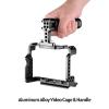 Andoer Andoer Aluminum Alloy Camera Cage Kit with Top Handle Replacement Video Bracket for A7R III / A7 II / A7III, Black view 2