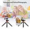 Andoer Portable Mini Desktop Tripod with 2 Levels of Adjustable Height Max. Load Bearing 1.2KG 1/4 Inch Screw for Camera Camcorder Smartphone view 3