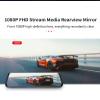 LFGUD 9.66 inch Mirror Dash Cam Dual Lens Front Rear Dash Camera 1080P Anti Glare Glass Voice Control, 140 Degree Wide Angle Monitoring Range, Emergency Lock, Super Night Vision view 4