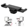Andoer PT-2 Double Cold Shoe Mount Extension Bar Dual Bracket for Camera DV DSLR Smartphone Mic LED Video Light view 1