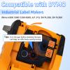 USUPERINK 4 Pack Compatible for Dymo 18436 Black on Orange 19mm 3/4'' x 5.5m 18' Permanent Vinyl Label Tape Work with Rhino Pro 4200 5000 5200 6000 3M PL200 PL300 Industrial Label Makers view 3