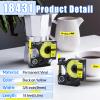 USUPERINK 6 Pack Compatible for Dymo 18431 Black on Yellow 9mm 3/8'' x 5.5m 18' Permanent Vinyl Label Tape Work with Rhino Pro 1000 3000 4200 5000 5200 6000 3M PL200 PL300 Industrial Label Makers view 2