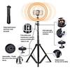 Andoer 26 cm LED Ring Light Additional Light Filling Light LED Light Folding Light for Photography Live Stream Makeup YouTube Video with Tripod Stand Remote Shutter view 4