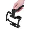 Andoer Anoder Camera Cage with Grip Handle Aluminum Alloy with Cold Shoe 1/4 3/8 Holes Compatible with Canon M50 view 4