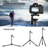 Andoer Q160HA Camera Tripod, Video Tripod, Horizontal Mounted, High Performance Camera Tripod with 3-Way Pan and Tilt Head for DSLR Cameras Camcorder Mini Projector Compatible with Canon Nikon Sony view 3