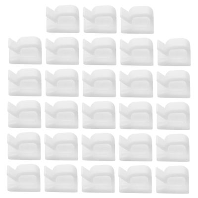 OSALADI 100pcs Self-Adhesive Cable Clips for Wire Management Wire Holders for Desk and Wall Organization for Home Office and Outdoor Use Neat and Tidy