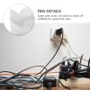 OSALADI 100pcs Self-Adhesive Cable Clips for Wire Management Wire Holders for Desk and Wall Organization for Home Office and Outdoor Use Neat and Tidy view 3