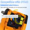 USUPERINK 5 Pack Compatible for Dymo 18433 Black on Yellow 19mm 3/4'' x 5.5m 18' Permanent Vinyl Label Tape Work with Rhino Pro 1000 3000 4200 5000 5200 6000 3M PL200 PL300 Industrial Label Makers view 3