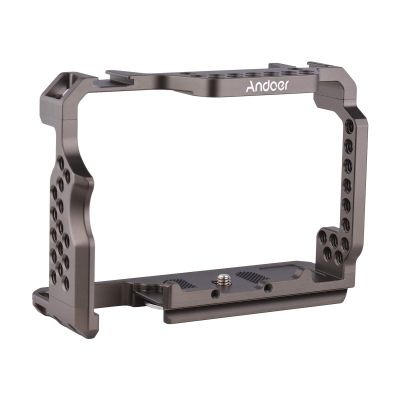 Andoer Aluminum Alloy Camera Cage Video Rig Replacement for A7R III/ A7 II/ A7III