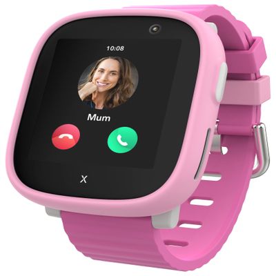XPLORA X6 Play - Watch Phone for Children (4G) - Calls, Messages, Kids School Mode, SOS Function, GPS Location, Camera and Pedometer  (Subscription Required) (Pink)