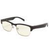Hilitand Bone Conduction Glasses with Open Ear Headphones, Bluetooth Stereo Audio Glasses with Noise Reduction P5 Semi Rimless Sport Glasses(B Gold)