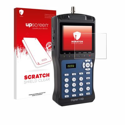 upscreen Scratch Shield Screen Protector compatible with Megasat Satmessgert Digital 1 HD - HD-Clear, Anti-Fingerprint