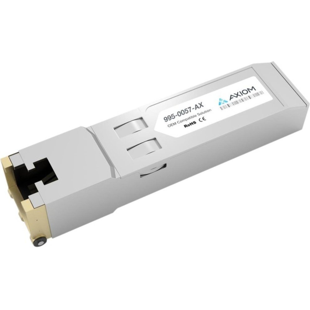 Axiom Memory - 995-0057-AX - Axiom Ixia SFP+ Module - for Data Networking - 1 x RJ-45 10GBase-T Network LAN - Twisted Pair10 Gigabit Ethernet - 10GBase-T